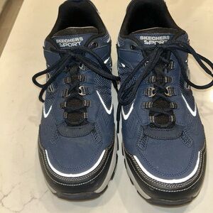 Skechers Navy and Black Athletic Shoes 10.5 W